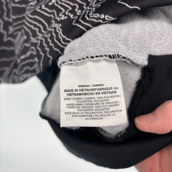 Nike All Over Print Hoodie Mens L Dri-Fit Pullover Hooded Sweatshirt Swoosh - Picture 6 of 6